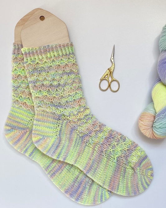 Formation Socks Dansk Popknit strikkeopskrift