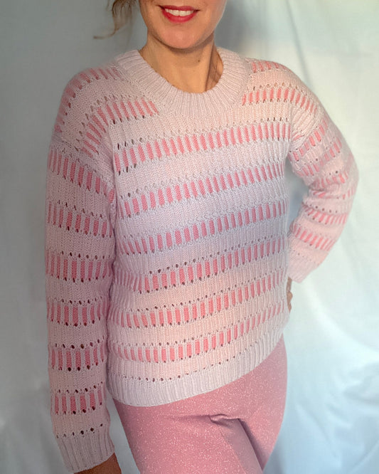 Stairway to heaven sweater Dansk Popknit strikkeopskrift